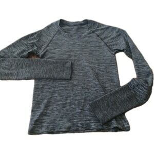 Lululemon Swiftly Tech Long Sleeve Shirt Gray Heather Women's 4?